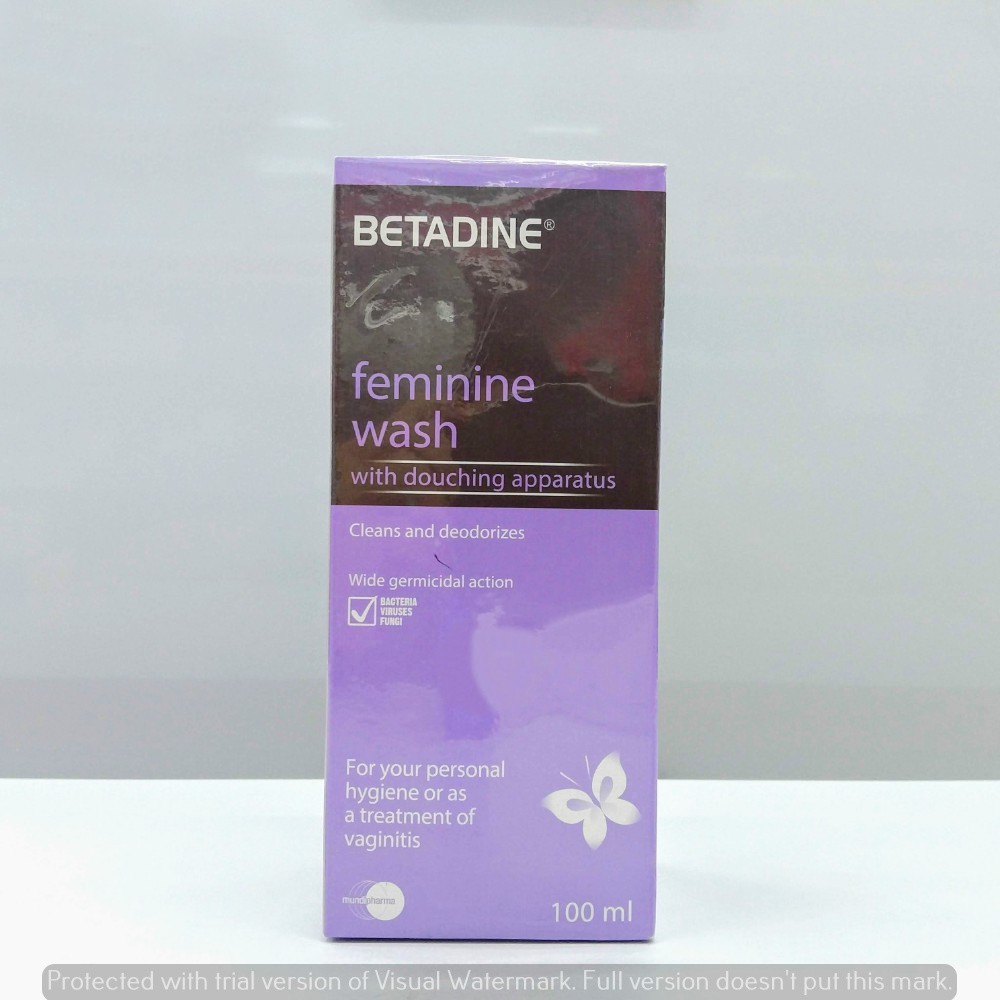 Betadine Feminine Wash With Douching Apparatus 100ml Shopee Malaysia