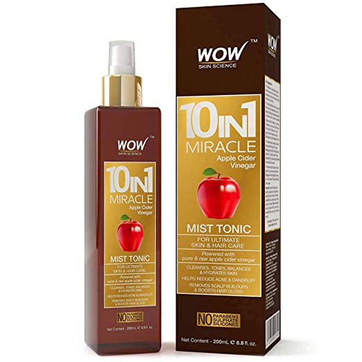 WOW Apple Cider Vinegar Facial Toner Face Hair, Body - Natural Hair & Skin  Care Mist - Hydrating Rose Water Spray  Oz | Shopee Malaysia