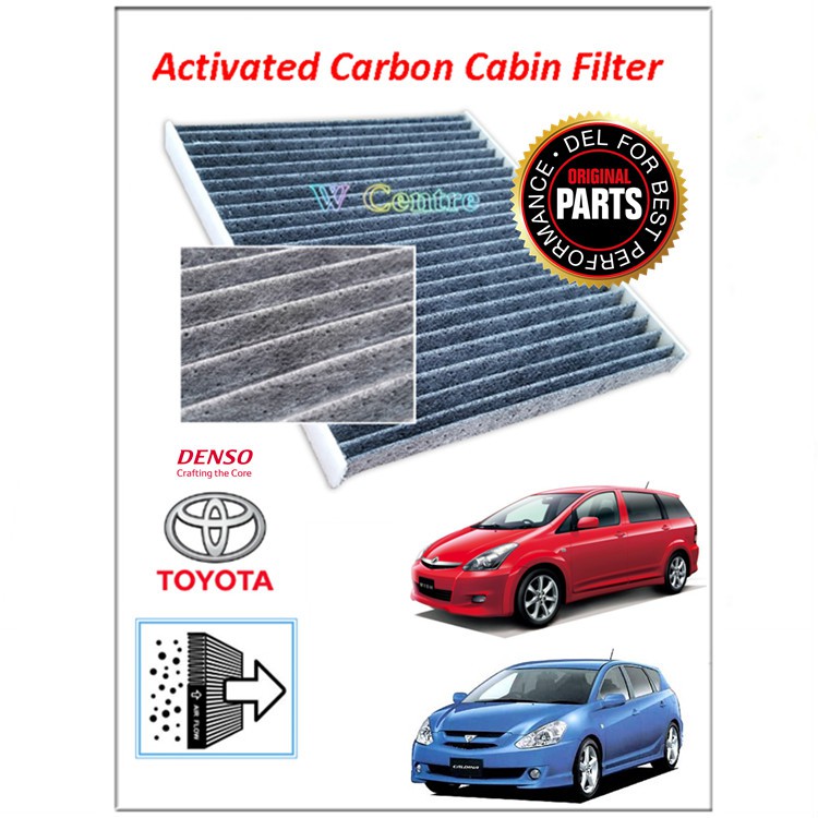 Toyota Wish Legend Caldina Denso Activate Carbon Cabin Filter