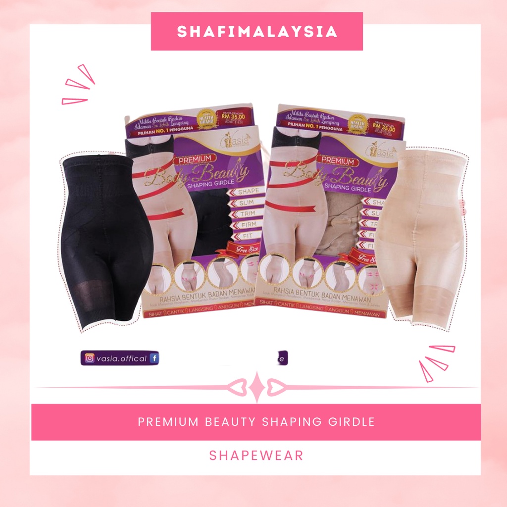 Vasia Premium Body Beauty Shaping Girdle Shopee Malaysia