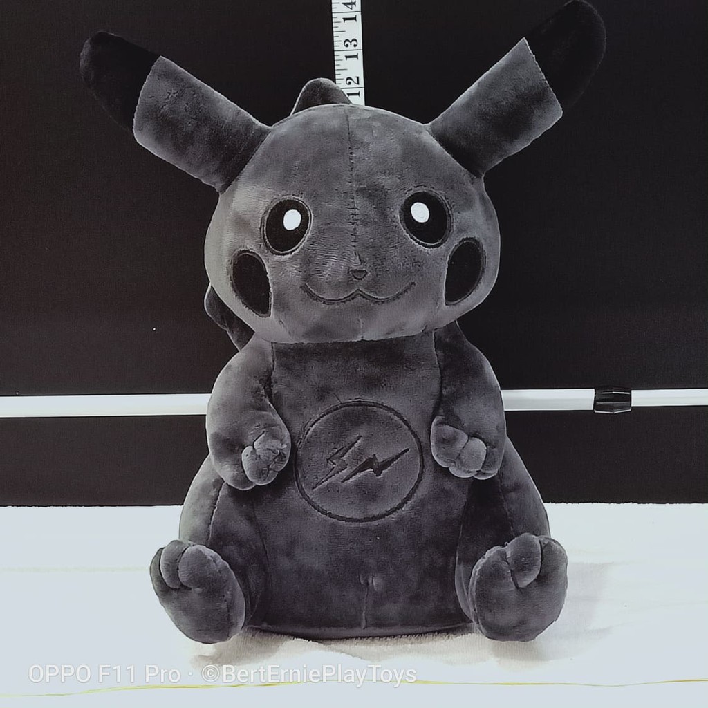 grey pikachu plush