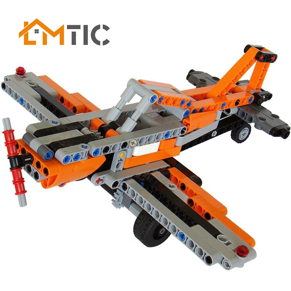 lego orange plane