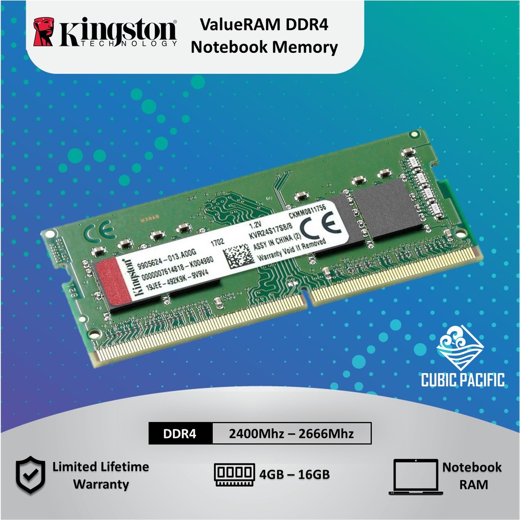 Kingston Sodimm 4gb 8gb 16gb Ddr4 2400mhz 2666mhz Notebook Value Ram Shopee Malaysia