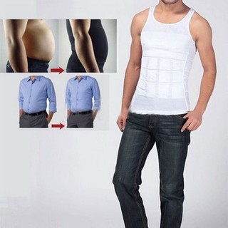 💕NL Men Slimming Slim Singlet Vest Belt Slim Body Fit Shaper
