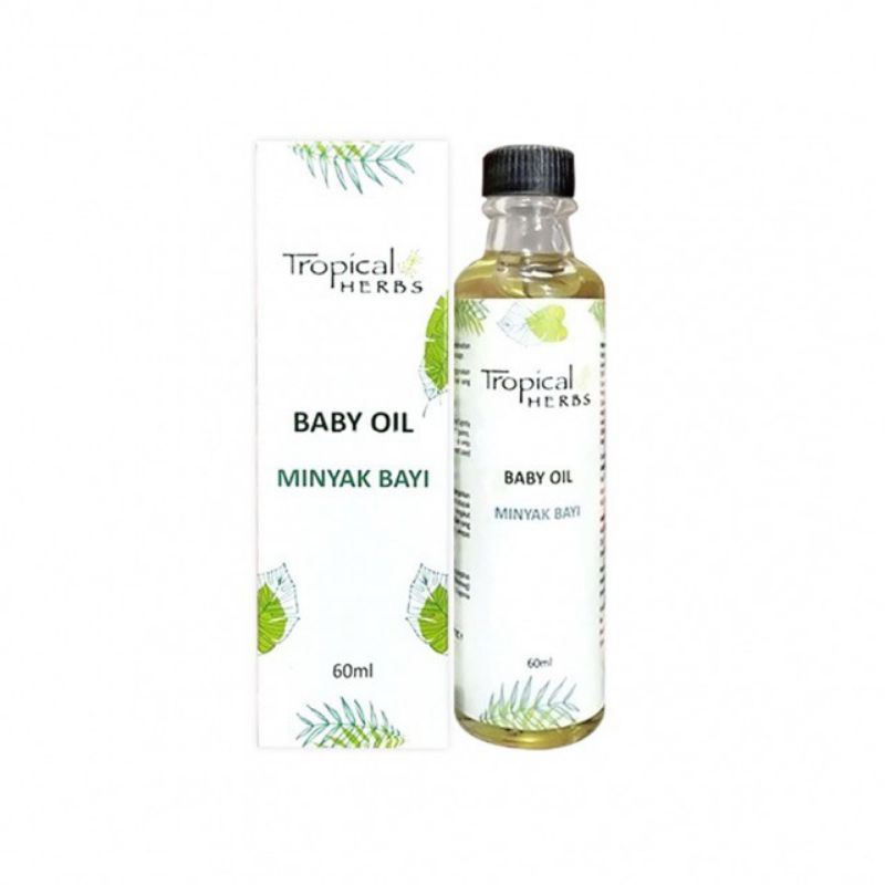 (READY STOCK)Tropical Herbs Baby Oil Minyak Baby Amway 60ml) Shopee
