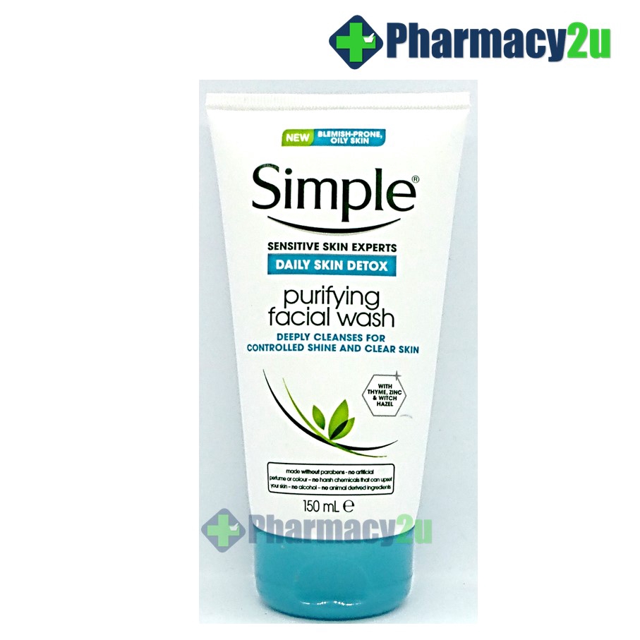 daily skin detox purifying face wash