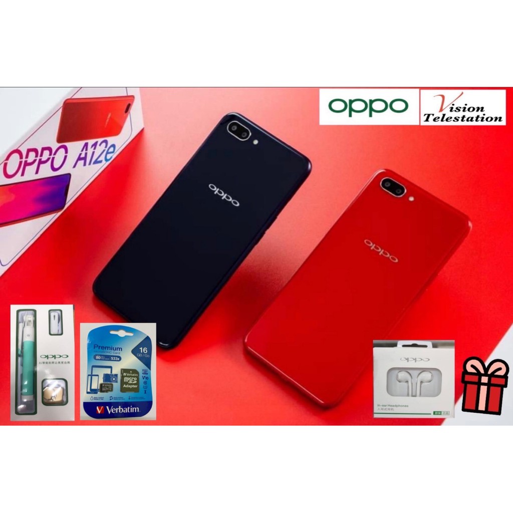 OPPO A12e 3+64GB [FREE GIFT}100% ORIGINAL OPPO MALAYSIA | Shopee Malaysia