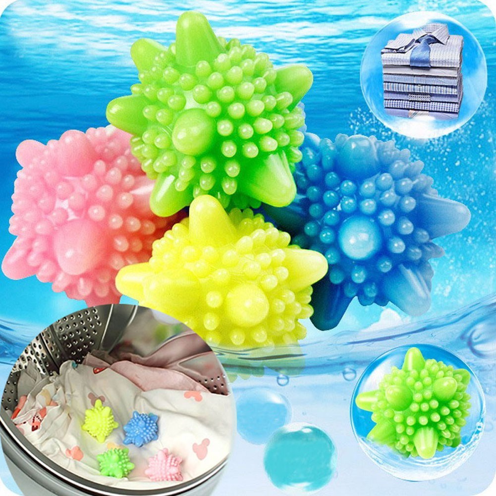 (10pcs) Magic Washing Machine Laundry Ball Decontamination Antiwinding