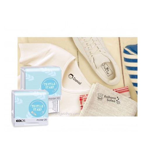 [Colop] Textile Stamp Set 13mm X 37mm (AE P20)