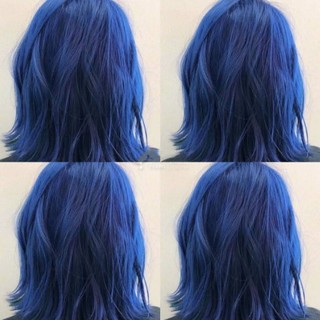 Hair Dye Hair Coloring Diy Hair Colour Net Red Popular Fog Blue Black Ultra White Women S Talent Hair Dye Color Lake Blu Shopee Malaysia