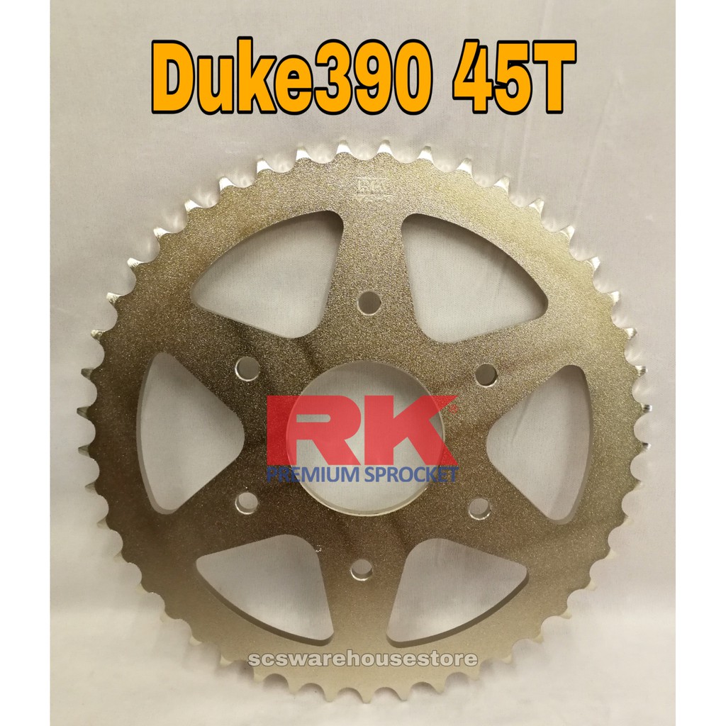 RK Original Rear Sprocket KTM Duke 390 RC 250 RC 390 RC200 Duke 250 Duke200  6 Hole 39T 40T 41T 42T 43T 45T 46T Adventure | Shopee Malaysia