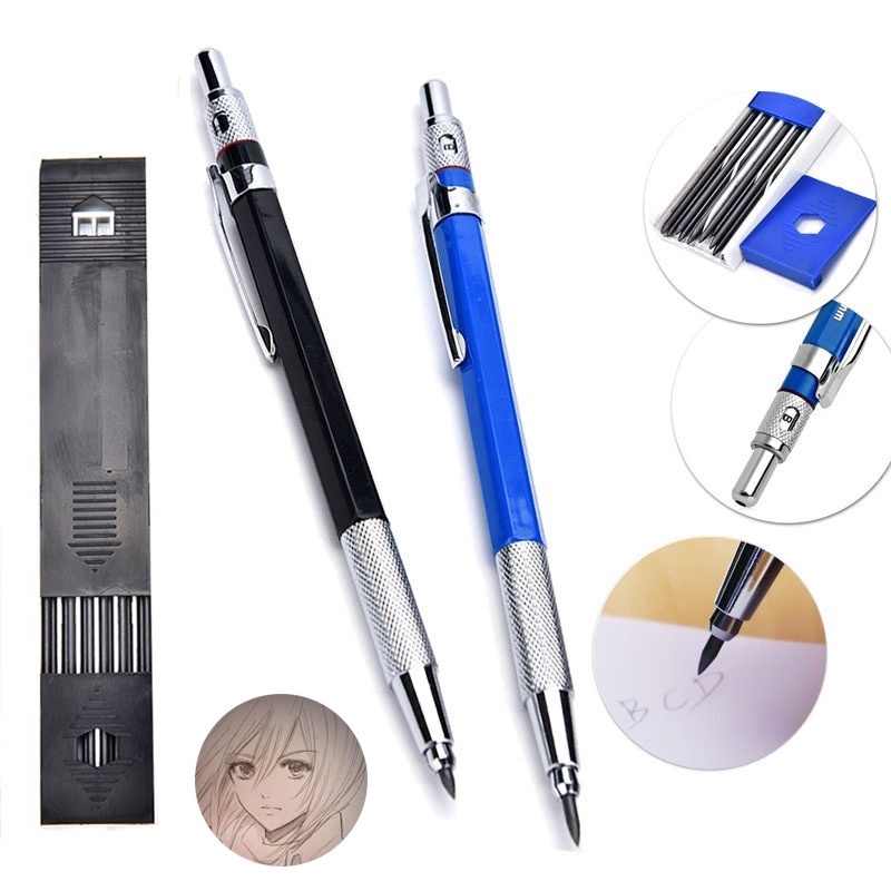 2mm-2b-lead-holder-automatic-mechanical-drafting-pencil-draughting