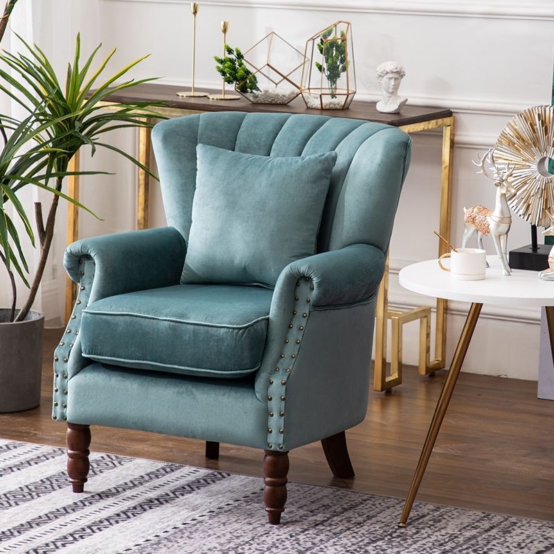 WING CHAIR STRIPE DESIGN EUROPEAN STYLE SOFA MODERN Shopee Malaysia