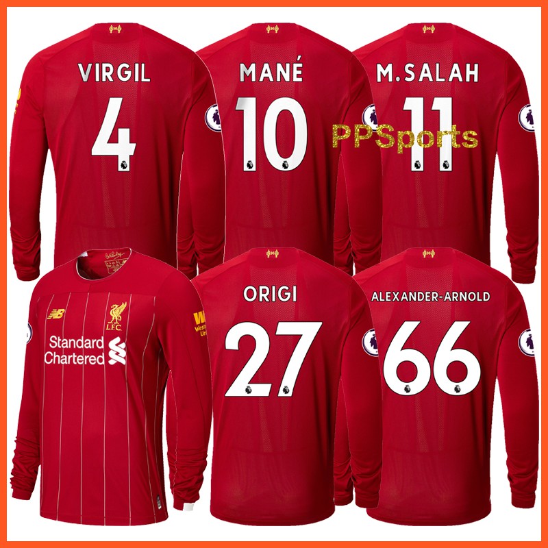 mohamed salah long sleeve jersey