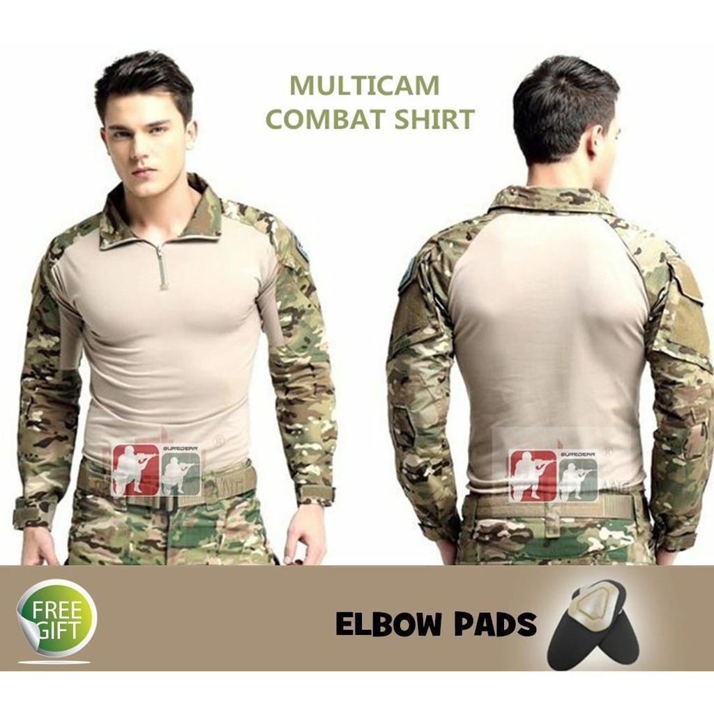 Tactical Military Custom Army G3 Gen3 Combat Shirt Uniform Airsoft Frog BDU Men#