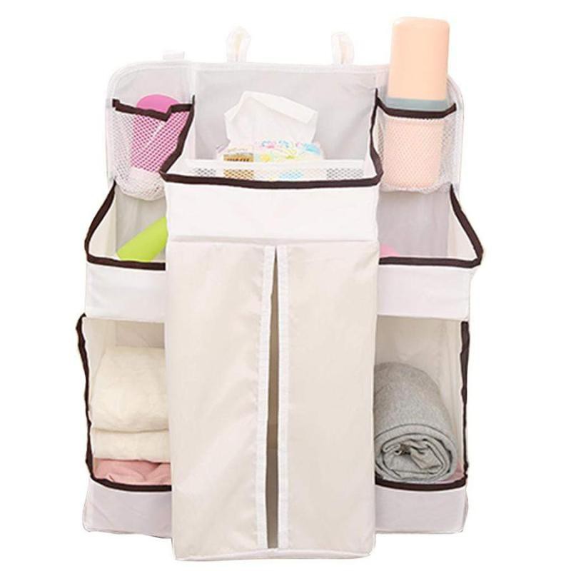 Hanging Diaper Caddy Baby Crib Bed Hanging Storage Bag Newborn