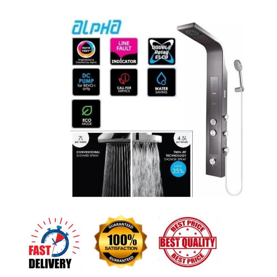 Alpha Water Heater Smart Revo-I With DC PUMP