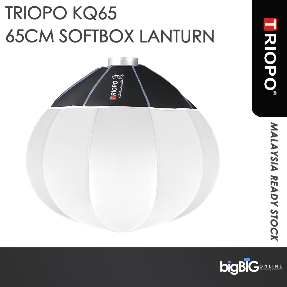 Triopo Kq Cm Inch Lantern Softbox Spherical Collapsible Soft Box Shopee Malaysia