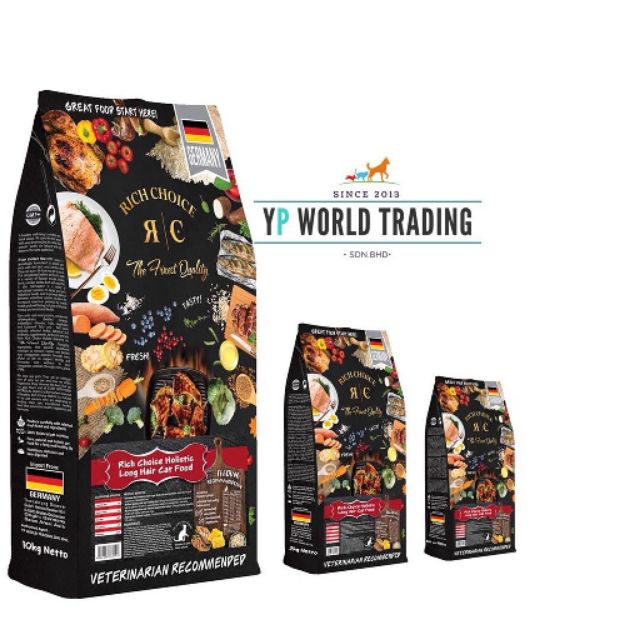 Rich Choice Holistic Long Hair Cat Food 10kg Shopee Malaysia