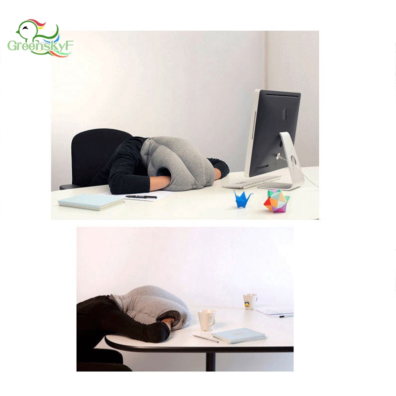 Magical Ostrich Pillow Head Neck Sleep Nap Travel Office Home