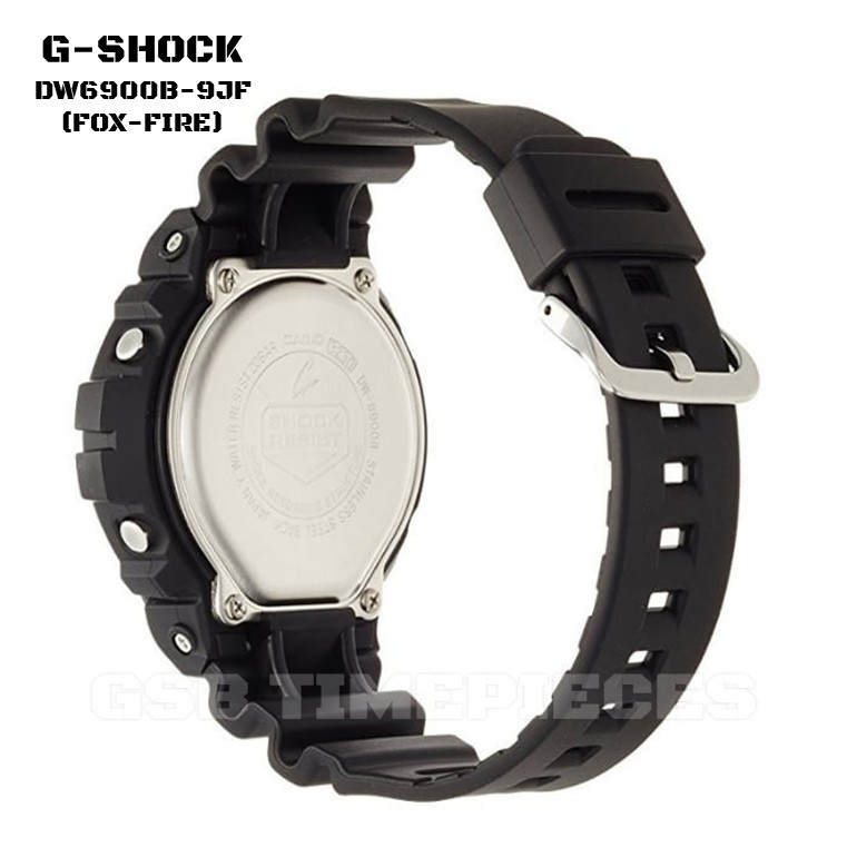 Japan Set Original G Shock Dw 6900b 9 Fox Fire Dw6900 Shopee Malaysia