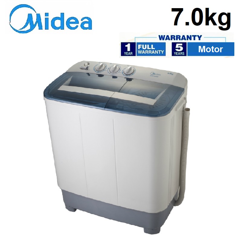 Free Shipping Midea 7kg Semi Auto Washing Machine Mesin Basuh Separuh Auto 7kg Besar Drp Msw 6008p 6kg Shopee Malaysia