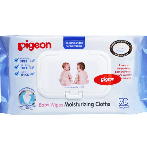 pigeon baby wipes moisturizing cloths