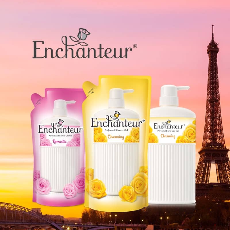 Enchanteur Perfumed Shower Gel Refill 600g Shopee Malaysia