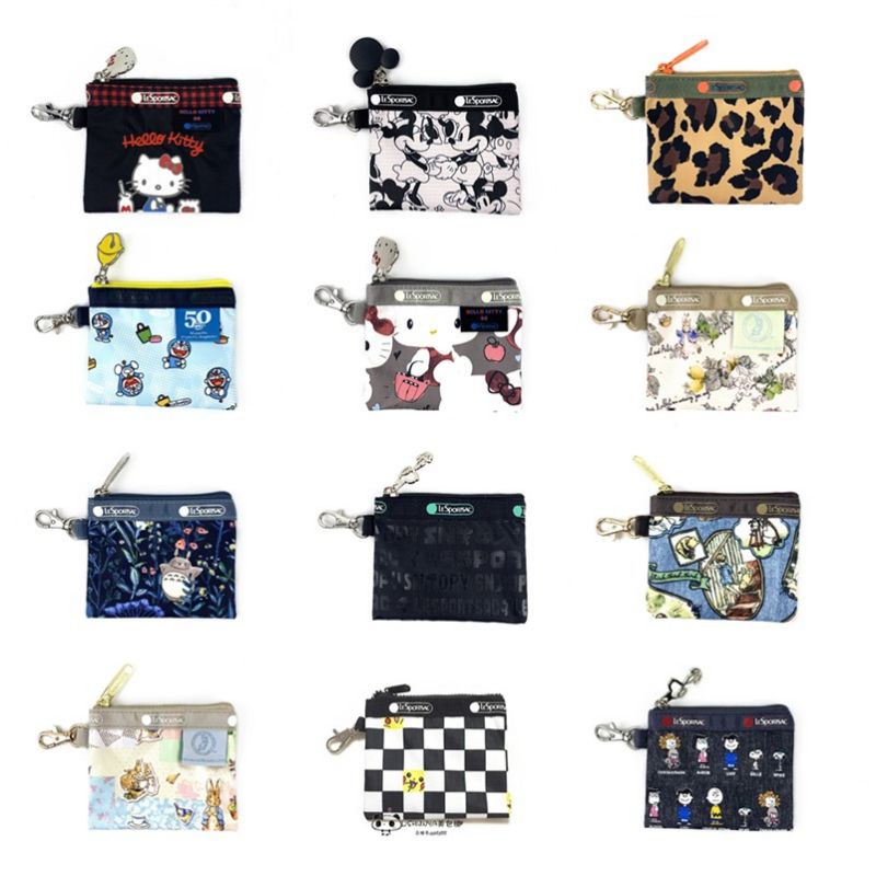 Cartoon Coin Purse Pouch zipper Lesportsac Premium look (ready stock ...