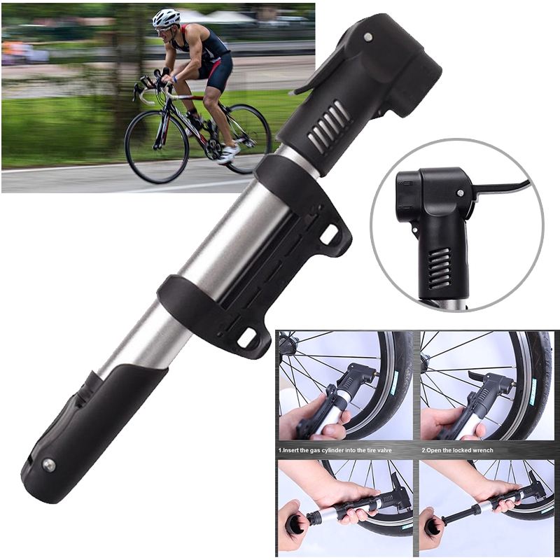 portable bicycle tire pump