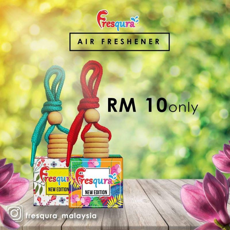 Fresqura @ terlajak wangi air freshener (BUY 10 FREE 1)