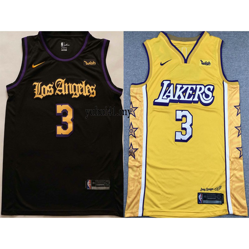 yellow and black nba jersey