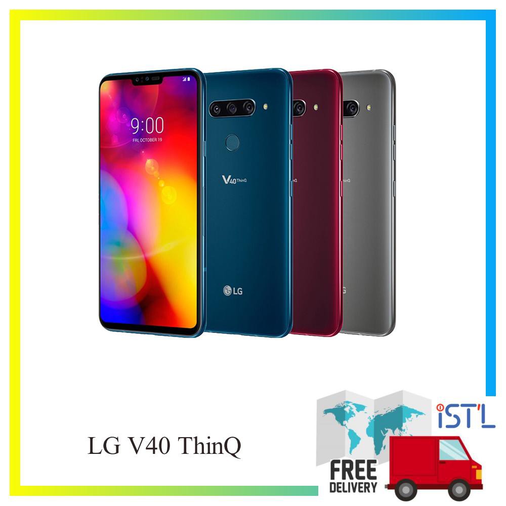 Lg V40 Thinq Lte 6gb 128gb Dual Sim Blue Silver Grey Red Shopee Malaysia