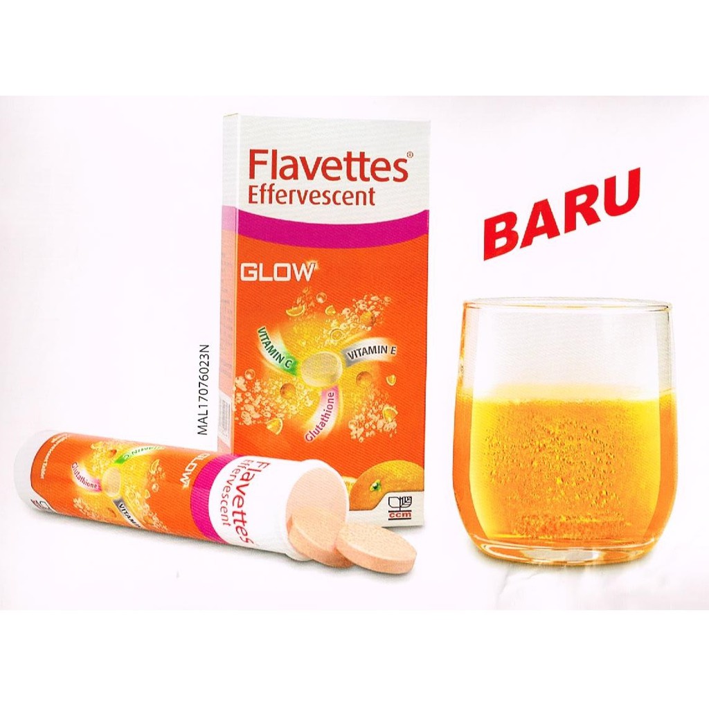 FLAVETTES EFFERVESCENT GLOW 30'S (EXP: 10/2021) | Shopee ...