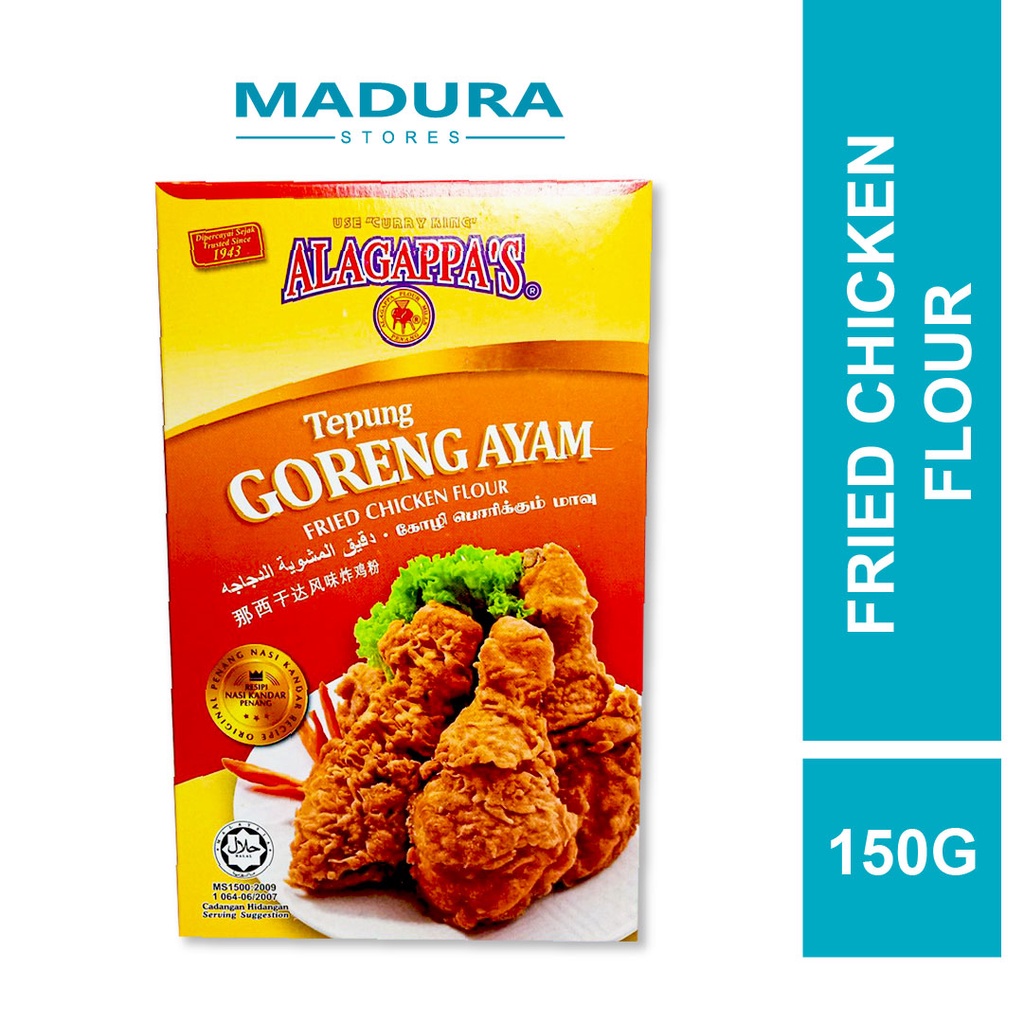 Alagappa's Fried Chicken Flour 150g Shopee Malaysia
