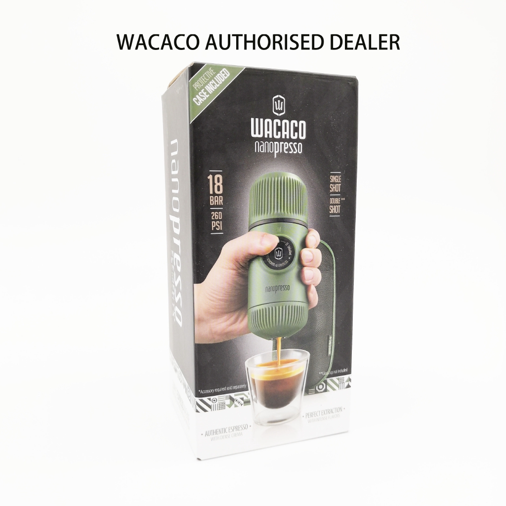 Wacaco Nanopresso Elements Moss Green Portable Coffee Maker