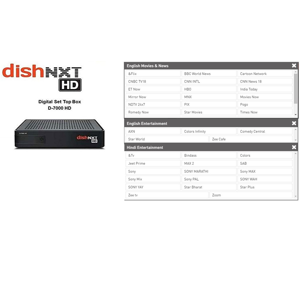 Videocon Dish NXT HD Set Top Box with optional package offer | Shopee  Malaysia