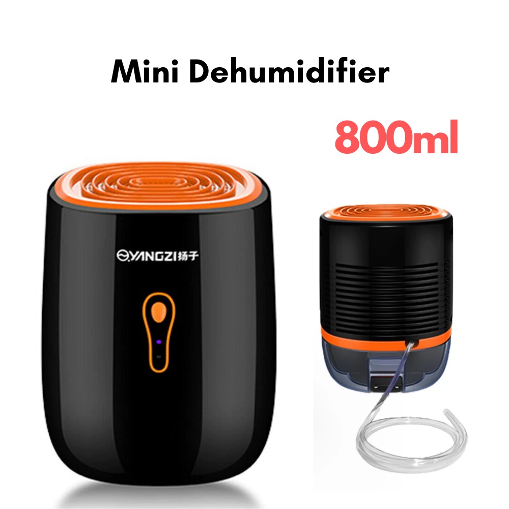 YangZi Mini Dehumidifier 800ml Household Dehumidifier Portable Reduce Excess Moisture Quiet Operation Dry Clothes 除湿机