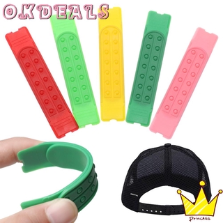 5 Sets POM Material Snapback Strap Replacement Colorful Strap Snapback  Extender Hats Repair Fasteners 14 Holes Baseball Cap Clip Hot Cowboy Hat  Accessories Straps Buckle