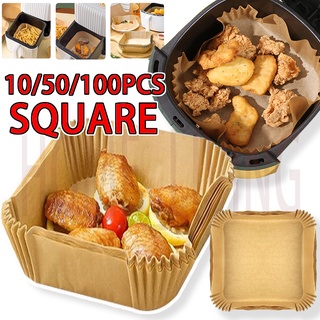 Dropship 100pcs Air Fryer Liners Disposable Paper Liner For