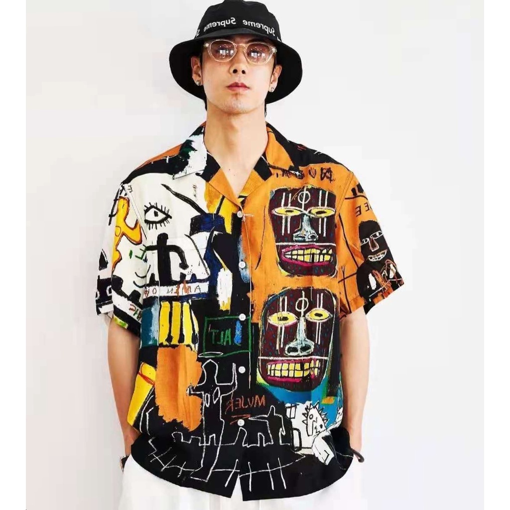 最も完璧な 希少品WACKO MARIA 希少品WACKO BASQUIAT MARIA SHIRT