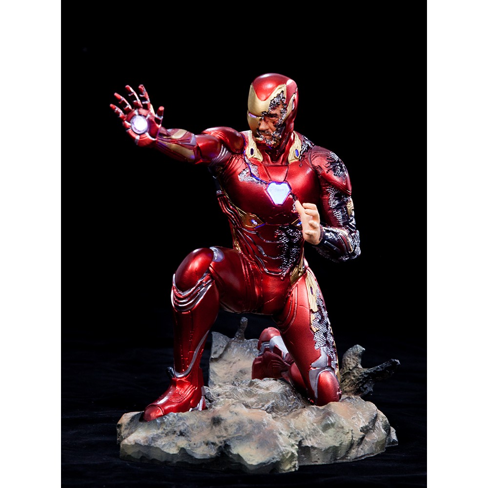 Marvel Avengers Infinity War Iron Man Mark 50 Resin Statue Figure Tony Stark  | Shopee Malaysia