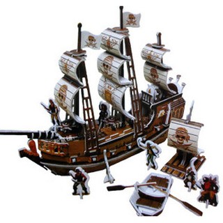 3d puzzle pirate ship