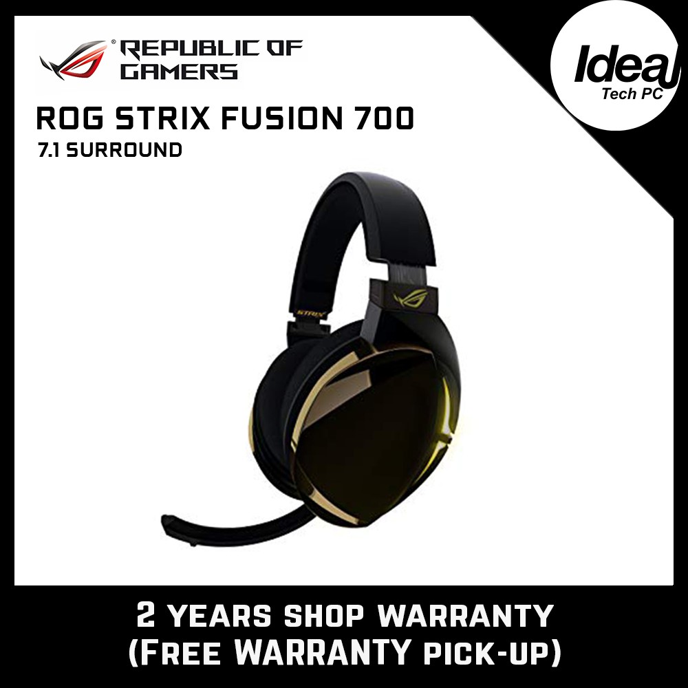 Asus Rog Strix Fusion 700 Wireless Gaming Headset Shopee Malaysia