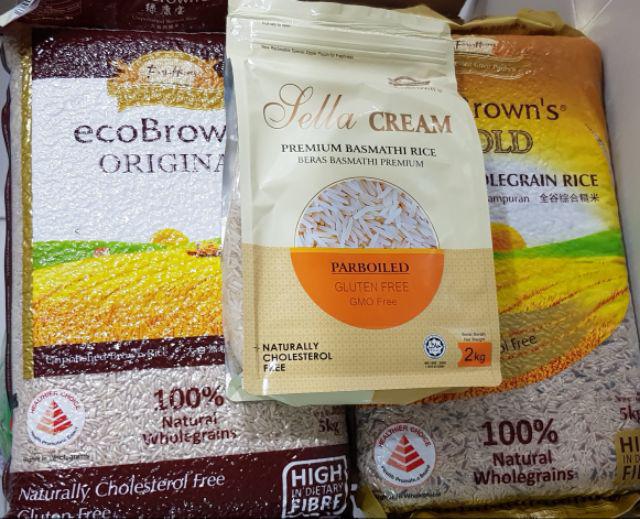 ecoBrown's Gold Wholegrain Rice 5kg Shopee Malaysia