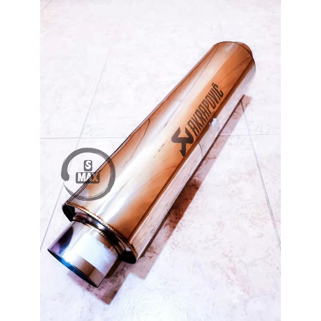 Buy Akrapovic Pin Hole Center Bullet Exhaust Stainless Steel Seetracker Malaysia