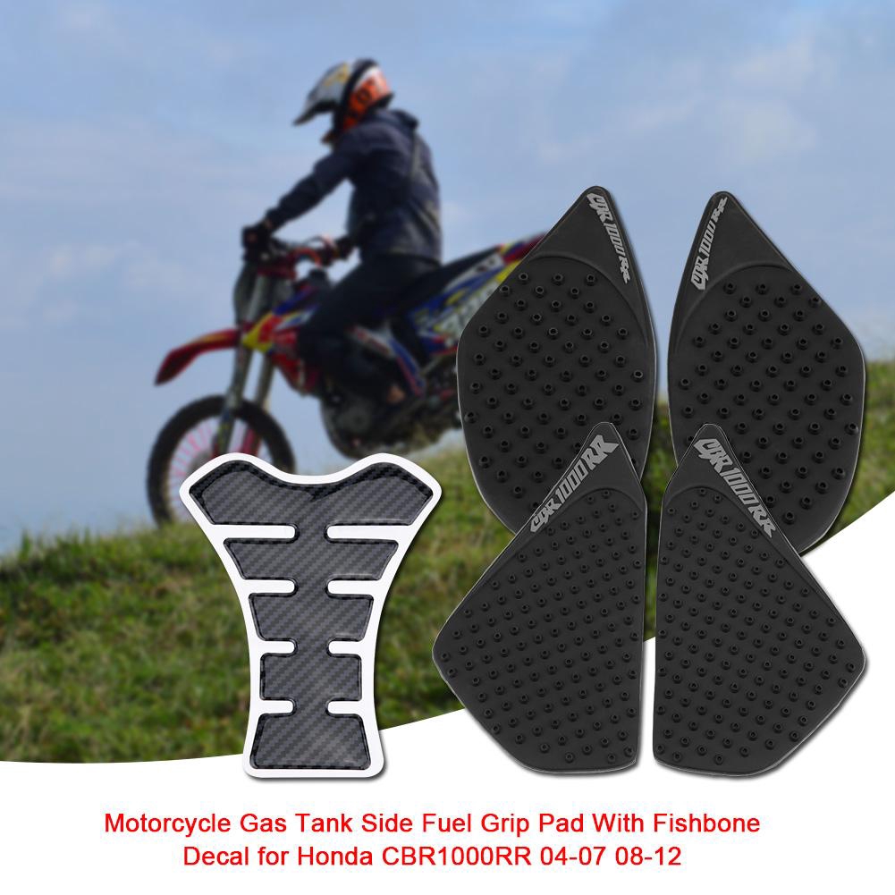 Rubber Traction Anti Slide Tank Pad Fit For Honda CBR1000RR 2004-2007 07 06 05