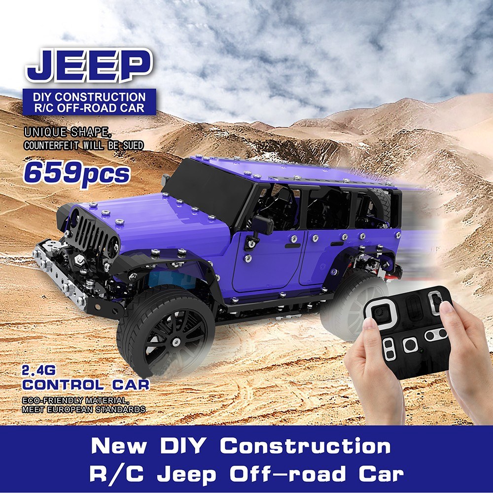 purple jeep remote control car