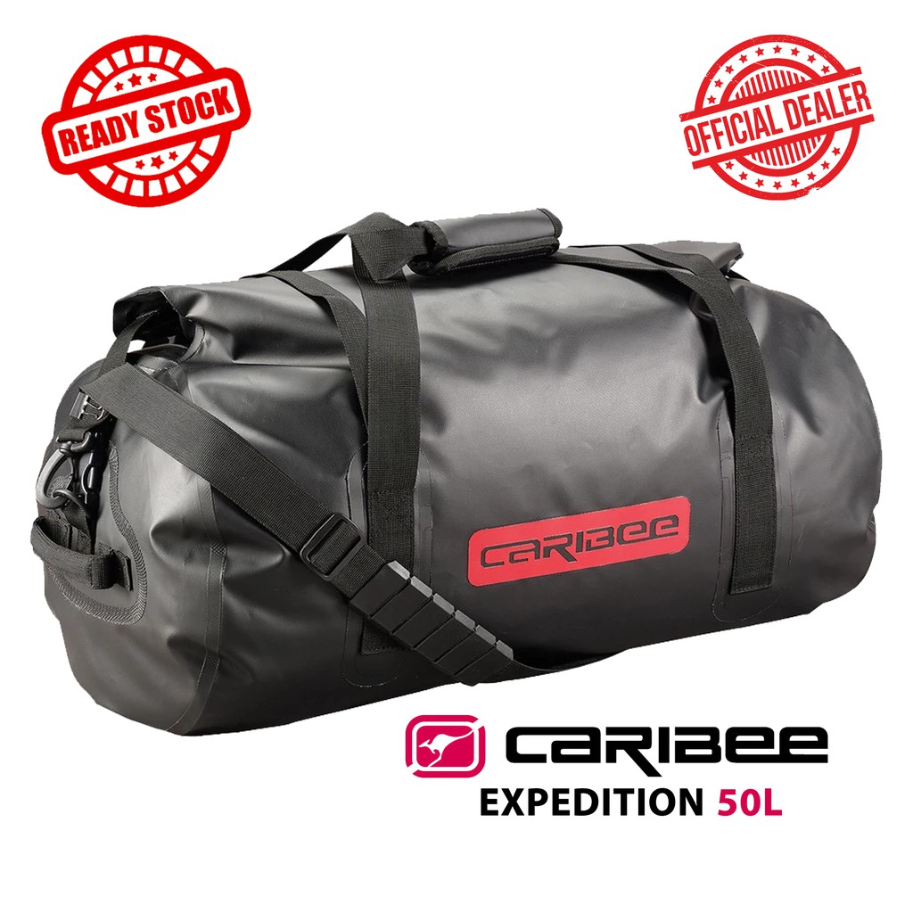 Caribee Expedition 50l Waterproof Duffeloffshore Bag Black Shopee 