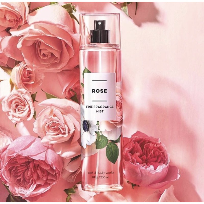 Bath And Body Works Rose Fine Fragrance Mist 236ml Shopee Malaysia